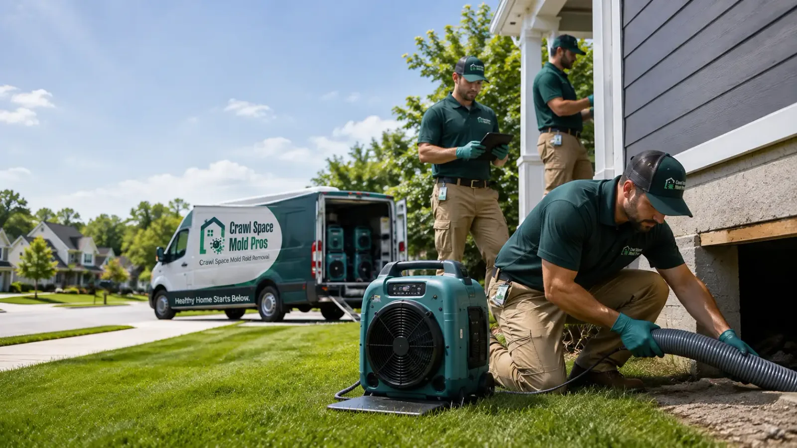 Crawl Space Mold Removal in Rossville, KS